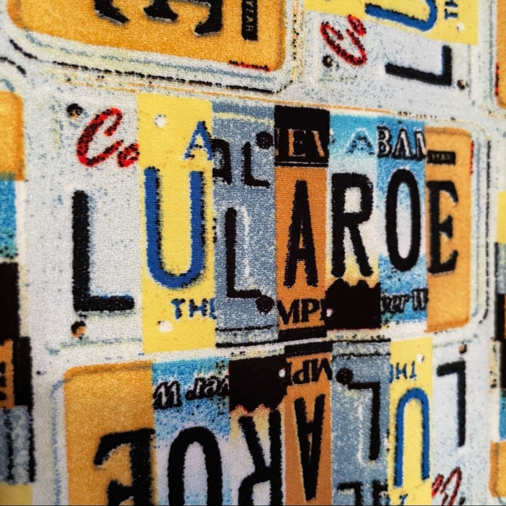 LuLaRoe License Plate Leggings